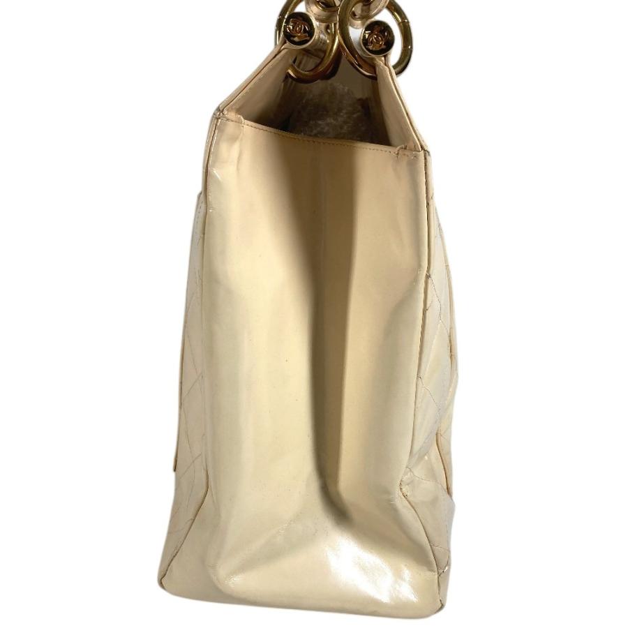 CHANEL シャネル キルティング マトラッセ CC ココマーク ロゴ カバン  ヴィンテージ ハンドバッグ ホワイト ユニセックス【中古】 | CHANEL | 01