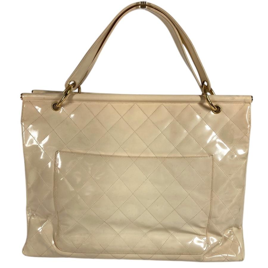 CHANEL シャネル キルティング マトラッセ CC ココマーク ロゴ カバン  ヴィンテージ ハンドバッグ ホワイト ユニセックス【中古】 | CHANEL | 02