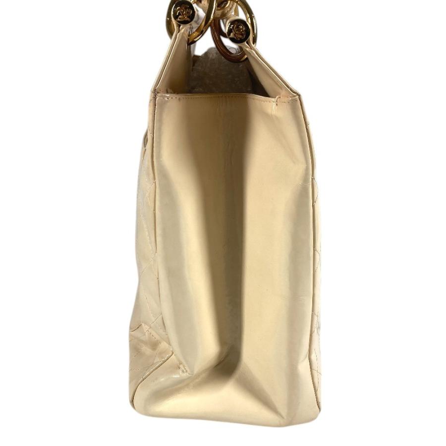 CHANEL シャネル キルティング マトラッセ CC ココマーク ロゴ カバン  ヴィンテージ ハンドバッグ ホワイト ユニセックス【中古】 | CHANEL | 04