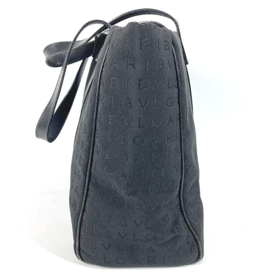 BVLGARI ブルガリ ロゴマニア カバン トートバッグ ショルダーバッグ ブラック ユニセックス【中古】 | BVLGARI | 02