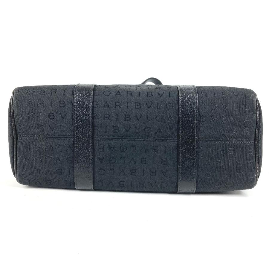 BVLGARI ブルガリ ロゴマニア カバン トートバッグ ショルダーバッグ ブラック ユニセックス【中古】 | BVLGARI | 04