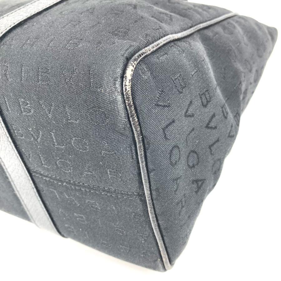 BVLGARI ブルガリ ロゴマニア カバン トートバッグ ショルダーバッグ ブラック ユニセックス【中古】 | BVLGARI | 05