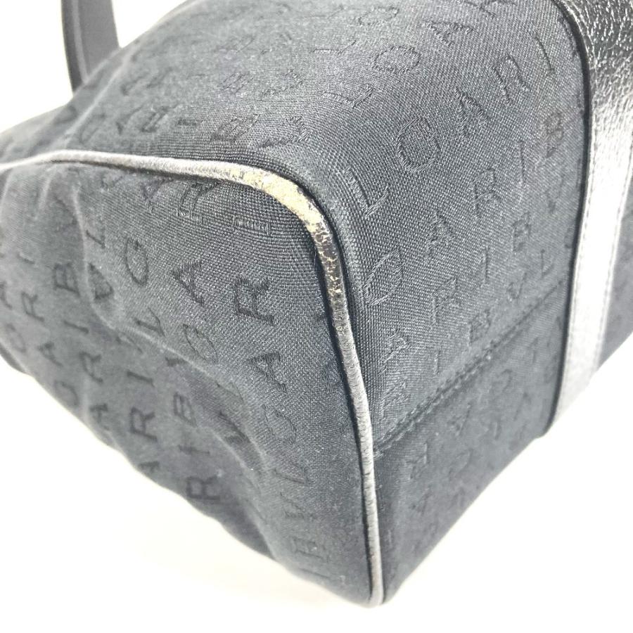 BVLGARI ブルガリ ロゴマニア カバン トートバッグ ショルダーバッグ ブラック ユニセックス【中古】 | BVLGARI | 06