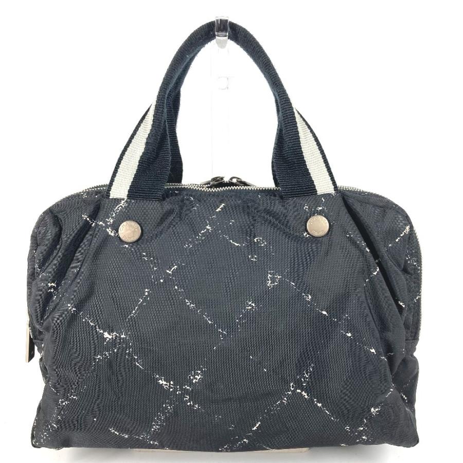 CHANEL シャネル ロゴ カバン トートバッグ 旧トラベルライン ハンドバッグ ブラック ユニセックス【中古】 | CHANEL | 01