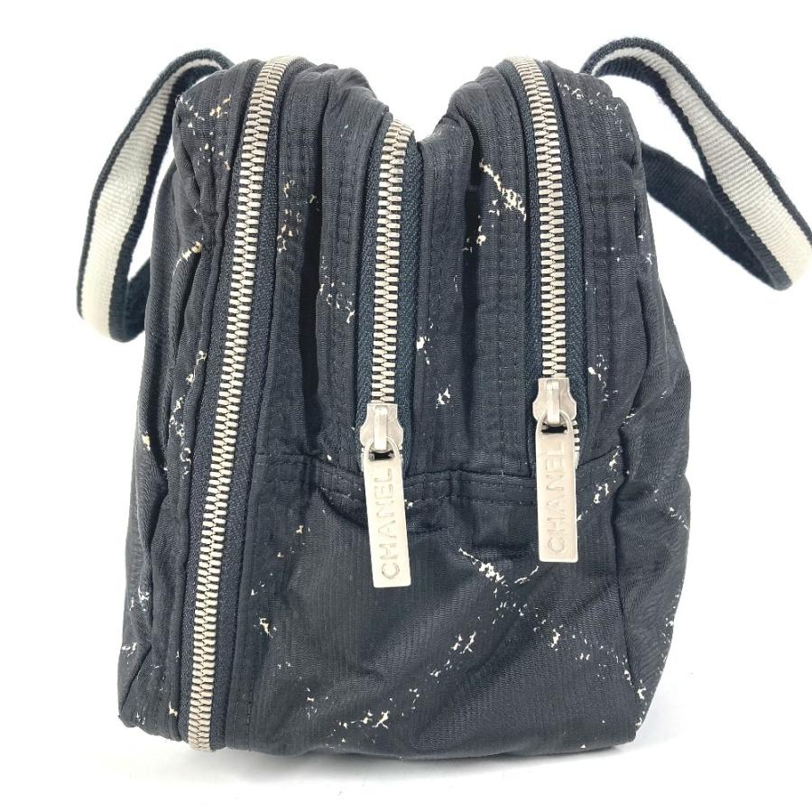 CHANEL シャネル ロゴ カバン トートバッグ 旧トラベルライン ハンドバッグ ブラック ユニセックス【中古】 | CHANEL | 02