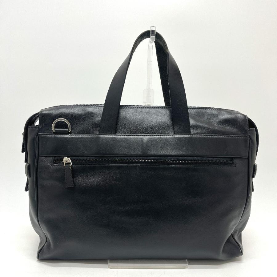 Salvatore Ferragamo サルヴァトーレフェラガモ ロゴ カバン バッグ 通勤バッグ ビジネスバッグ ブラック ユニセックス【中古】 |  | 01