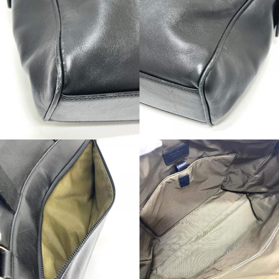 Salvatore Ferragamo サルヴァトーレフェラガモ ロゴ カバン バッグ 通勤バッグ ビジネスバッグ ブラック ユニセックス【中古】 |  | 08