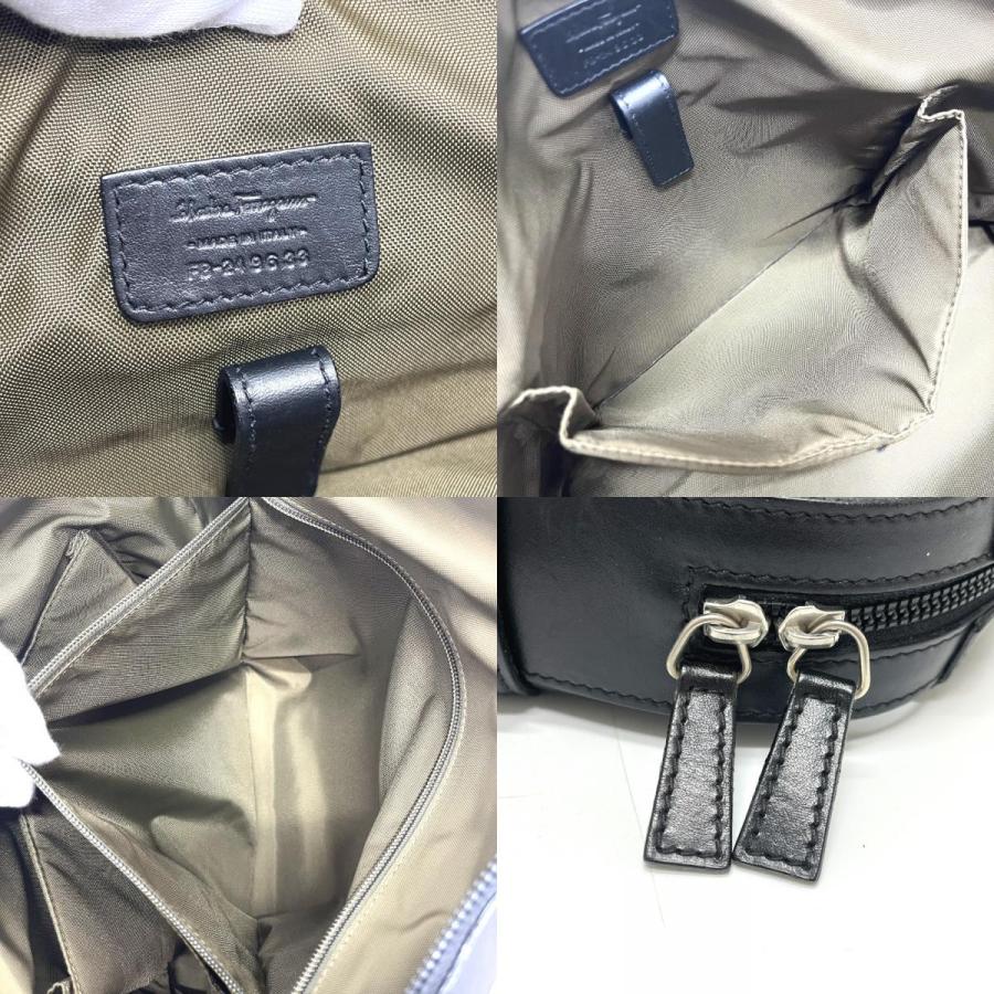 Salvatore Ferragamo サルヴァトーレフェラガモ ロゴ カバン バッグ 通勤バッグ ビジネスバッグ ブラック ユニセックス【中古】 |  | 09