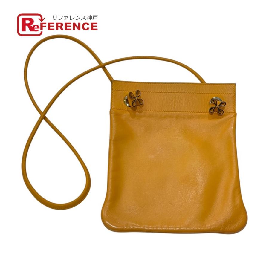 HERMES エルメス サックアリーヌミニ サックアリーヌ ミニ ポシェット 斜め掛け カバン ショルダーバッグ イエロー ユニセックス【中古】 | HERMES