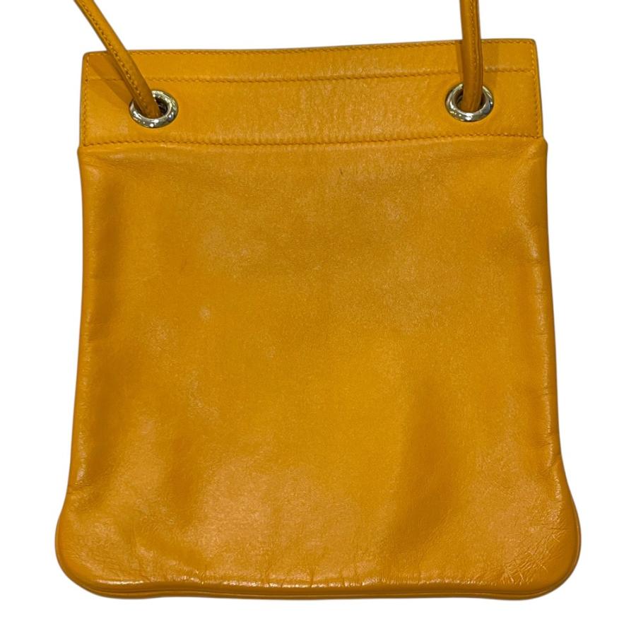 HERMES エルメス サックアリーヌミニ サックアリーヌ ミニ ポシェット 斜め掛け カバン ショルダーバッグ イエロー ユニセックス【中古】 | HERMES | 02