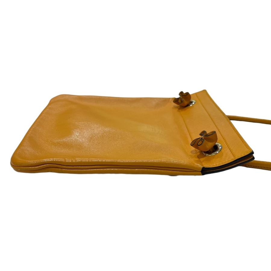 HERMES エルメス サックアリーヌミニ サックアリーヌ ミニ ポシェット 斜め掛け カバン ショルダーバッグ イエロー ユニセックス【中古】 | HERMES | 03
