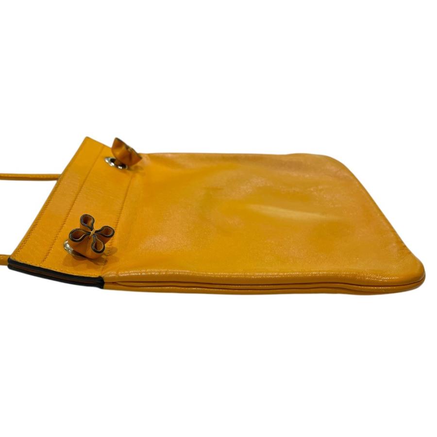 HERMES エルメス サックアリーヌミニ サックアリーヌ ミニ ポシェット 斜め掛け カバン ショルダーバッグ イエロー ユニセックス【中古】 | HERMES | 04