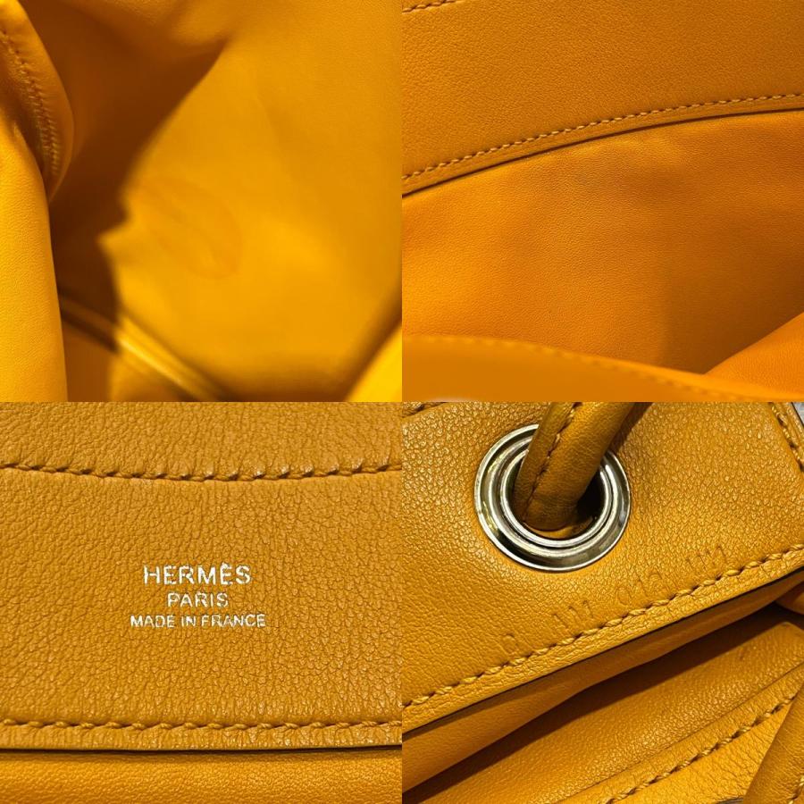 HERMES エルメス サックアリーヌミニ サックアリーヌ ミニ ポシェット 斜め掛け カバン ショルダーバッグ イエロー ユニセックス【中古】 | HERMES | 09