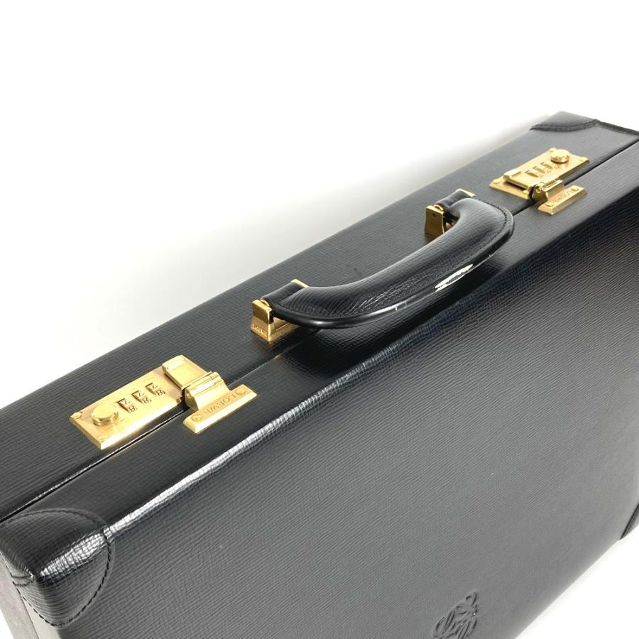 【極美品】LOEWE ロエベ アナグラム アタッシュケース ビジネスバッグ LOEWE（ロエベ） ロゴ アナグラム アタッシュケース カバン トート