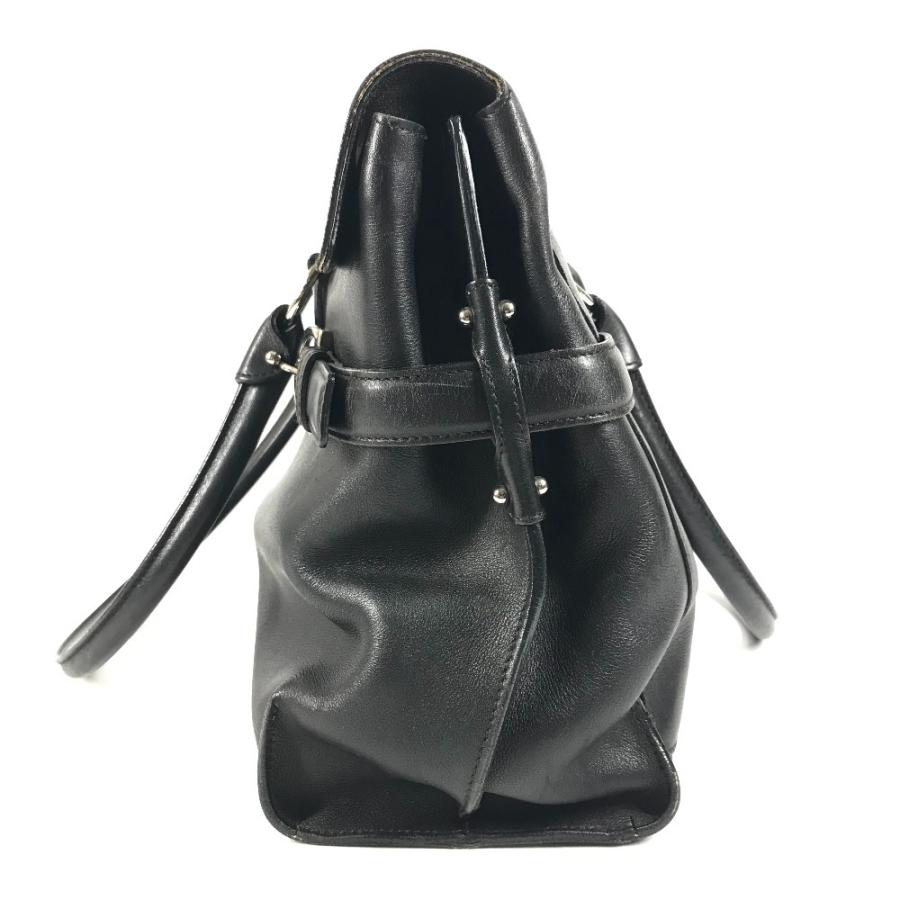 Salvatore Ferragamo サルヴァトーレフェラガモ ガンチーニ トートバッグ ビジネスバッグ ショルダーバッグ ブラック ユニセックス【中古】 |  | 02
