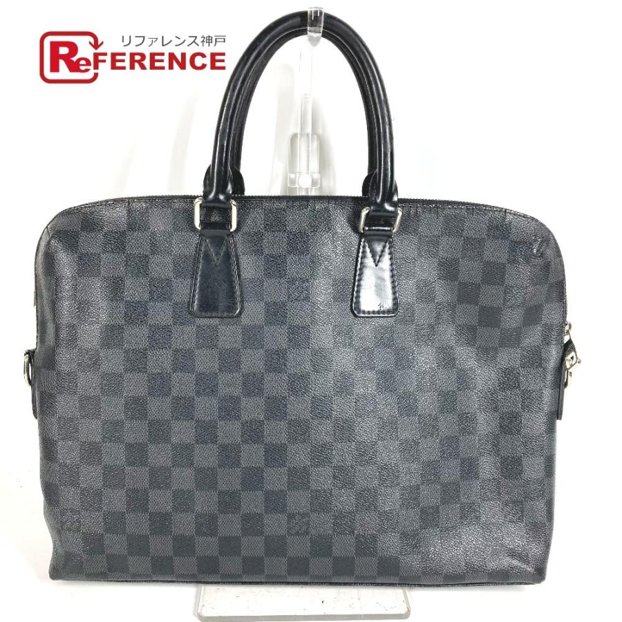 LOUIS VUITTON ルイヴィトン N48224 ポルトドキュマンジュール PDJ カバン ブリーフケース ダミエグラフィット ビジネスバッグ 【中古】 | LOUIS VUITTON