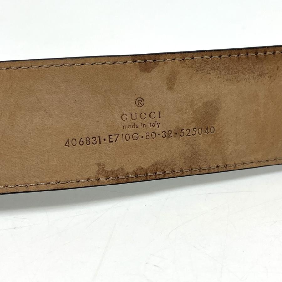 GUCCI グッチ 406831 GUCCI マーモント ダブルG バックル ファッション小物 ベルト ウエストベルト ベルト ブラック ユニセックス【中古】 | GUCCI | 06