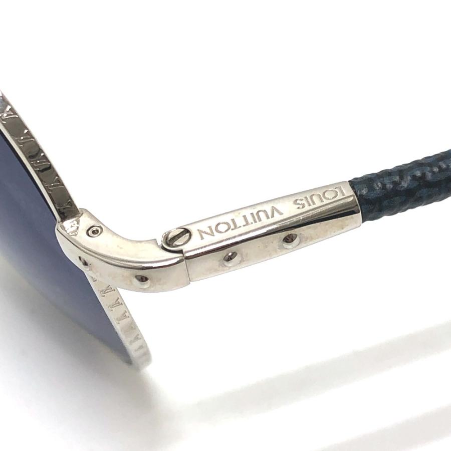LOUIS VUITTON ルイヴィトン Z0659U ティアドロップ パイロット 眼鏡 フルリム カラーレンズ サングラス シルバー メンズ【中古】 | LOUIS VUITTON | 06