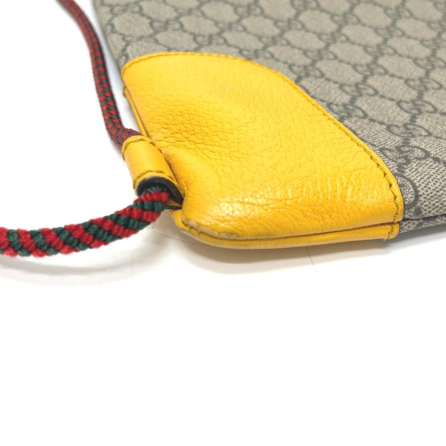 GUCCI グッチ 473872 キャットヘッド ドローストリングバックパック ナップサック GGスプリーム リュック ベージュ ユニセックス【中古】 | GUCCI | 03