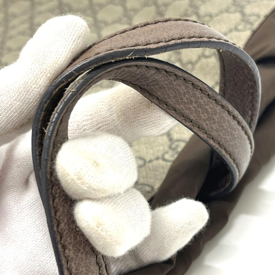 GUCCI グッチ 473872 キャットヘッド ドローストリングバックパック ナップサック GGスプリーム リュック ベージュ ユニセックス【中古】 | GUCCI | 06