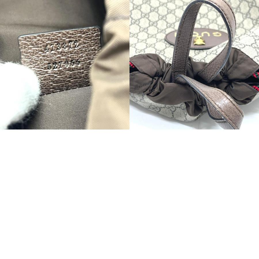 GUCCI グッチ 473872 キャットヘッド ドローストリングバックパック ナップサック GGスプリーム リュック ベージュ ユニセックス【中古】 | GUCCI | 09