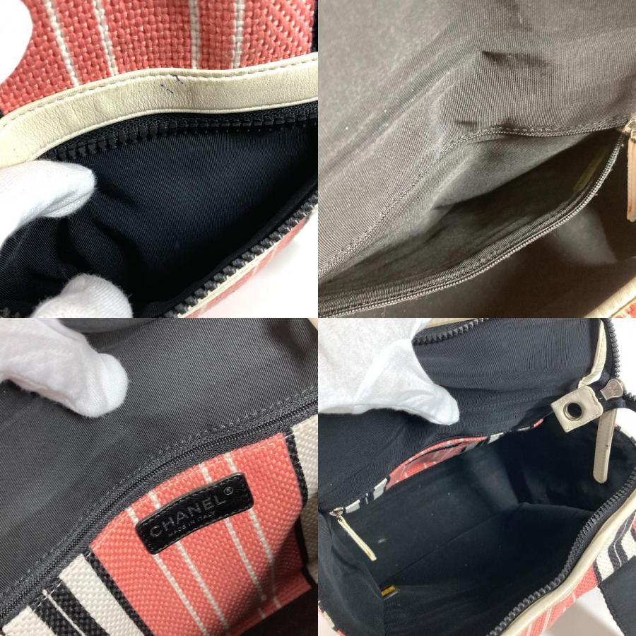 CHANEL シャネル CC ココマーク ロゴ 肩掛け カバン トートバッグ  クルーズライン  ショルダーバッグ ピンク レディース【中古】 | CHANEL | 09