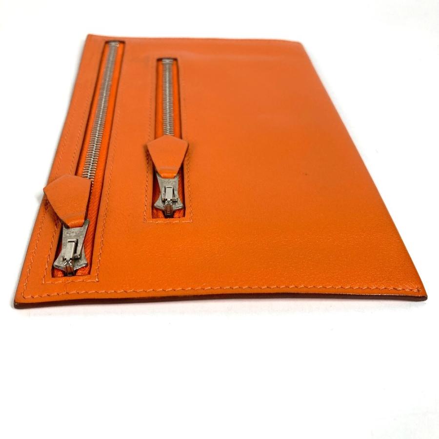エルメス　ジッブザップポーチ HERMES（エルメス） ジップザック Wジップ フラットポーチ カード