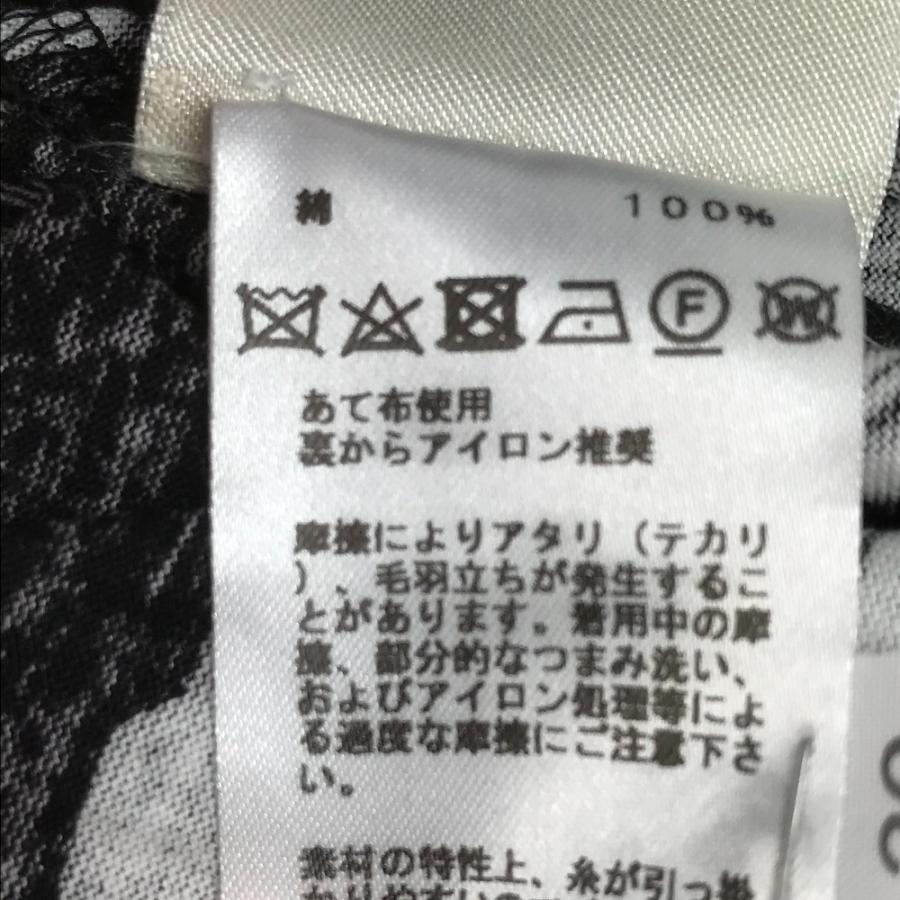 HERMES エルメス 総柄 ロゴ アパレル トップス 半袖 半袖Ｔシャツ ブラック レディース【中古】 | HERMES | 07