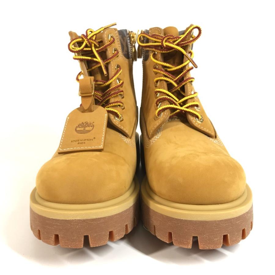 LOUIS VUITTON ルイヴィトン アンクルブーツ 靴 シューズ モノグラム LV × Timberland ティンバーランド ブーツ ベージュ メンズ【中古】 | LOUIS VUITTON | 01