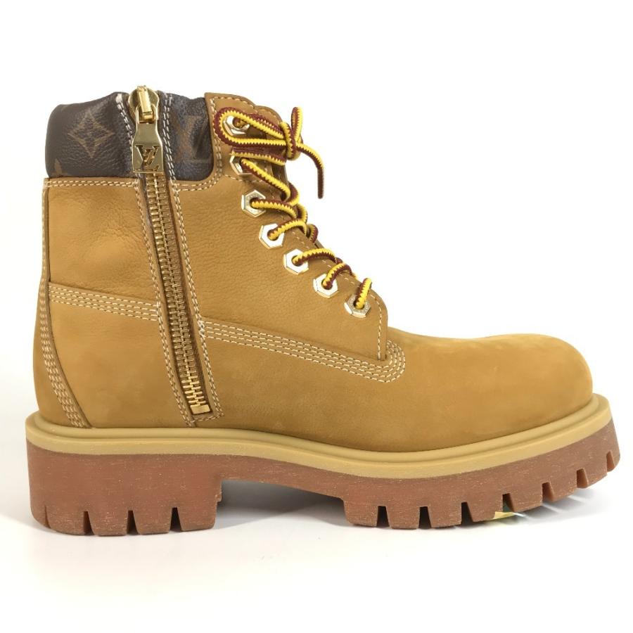 LOUIS VUITTON ルイヴィトン アンクルブーツ 靴 シューズ モノグラム LV × Timberland ティンバーランド ブーツ ベージュ メンズ【中古】 | LOUIS VUITTON | 04