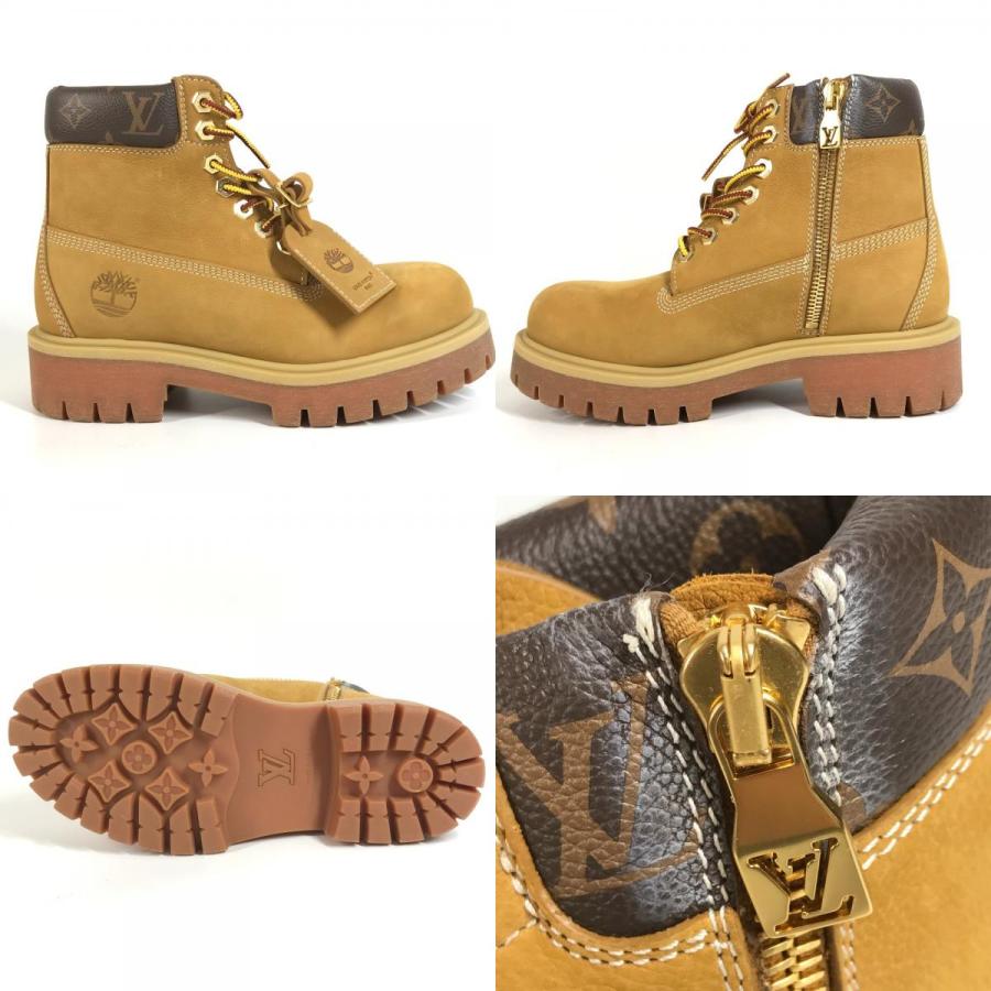 LOUIS VUITTON ルイヴィトン アンクルブーツ 靴 シューズ モノグラム LV × Timberland ティンバーランド ブーツ ベージュ メンズ【中古】 | LOUIS VUITTON | 07