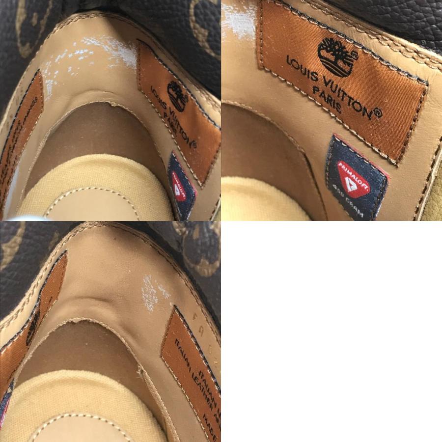 LOUIS VUITTON ルイヴィトン アンクルブーツ 靴 シューズ モノグラム LV × Timberland ティンバーランド ブーツ ベージュ メンズ【中古】 | LOUIS VUITTON | 09
