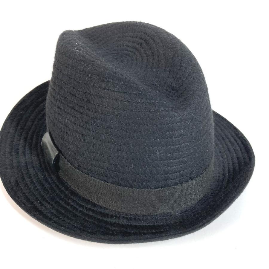 GUCCI グッチ ロゴ ハット帽 帽子 バケットハット ボブハット  ハット ブラック メンズ【中古】 | GUCCI | 04