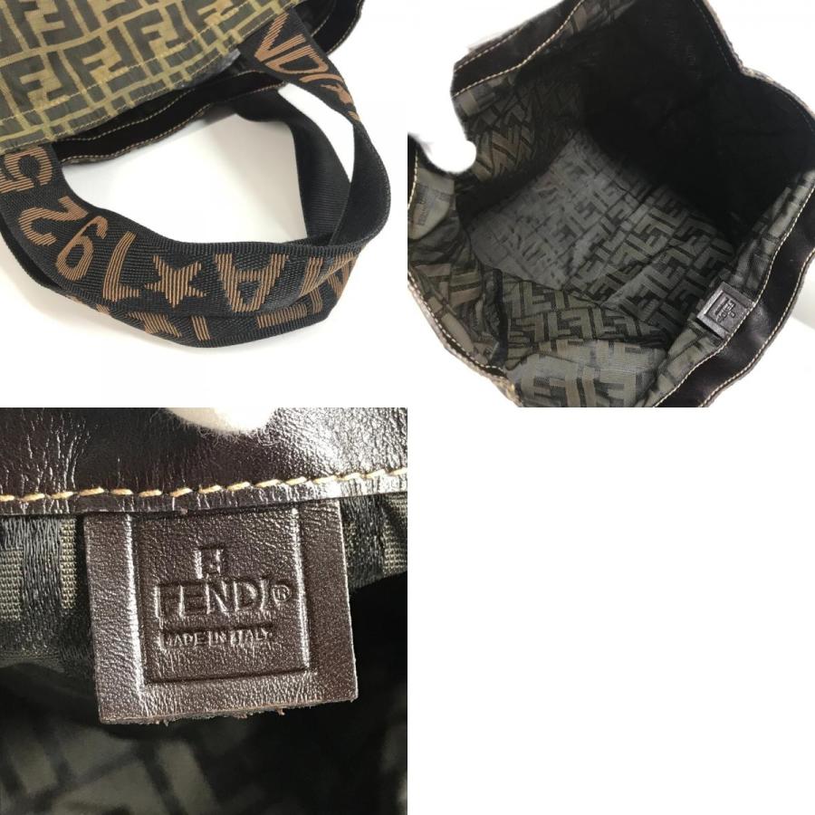 FENDI フェンディ ズッカ ロゴ 折り畳み エコバッグ カバン バッグ トートバッグ ハンドバッグ  ヴィンテージ ショルダーバッグ【中古】 | FENDI | 09