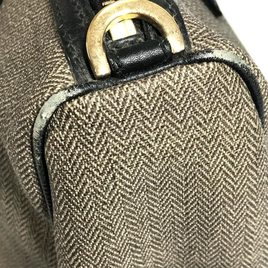 BVLGARI ブルガリ S.Bulgari ロゴ バッグ 斜め掛け 2WAYバッグ トートバッグ コレツィオーネ ショルダーバッグ グレー 【中古】 | BVLGARI | 02