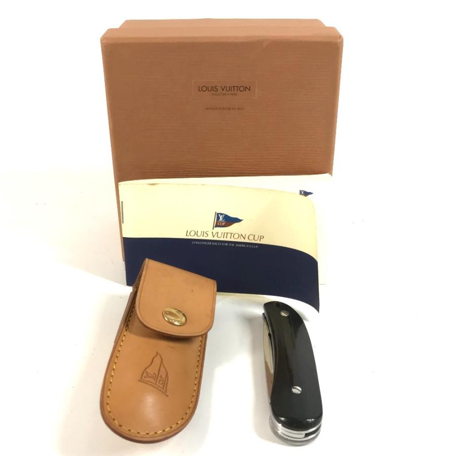LOUIS VUITTON ルイヴィトン M80023 折り畳み シーナイフ ケース付き インテリア  LVCUP ルイヴィトンカップ ナイフ ブラック ユニセックス【中古】 | LOUIS VUITTON | 09