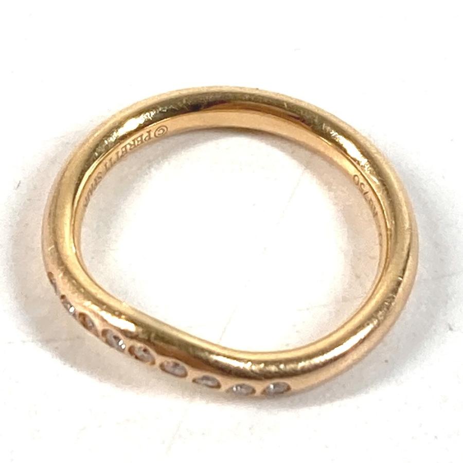 TIFFANY&Co. ティファニー カーブド バンドリング 9P アクセサリー  ダイヤモンド 金 K18 18K WG リング・指輪 ピンクゴールド 【中古】 | TIFFANY&Co. | 07