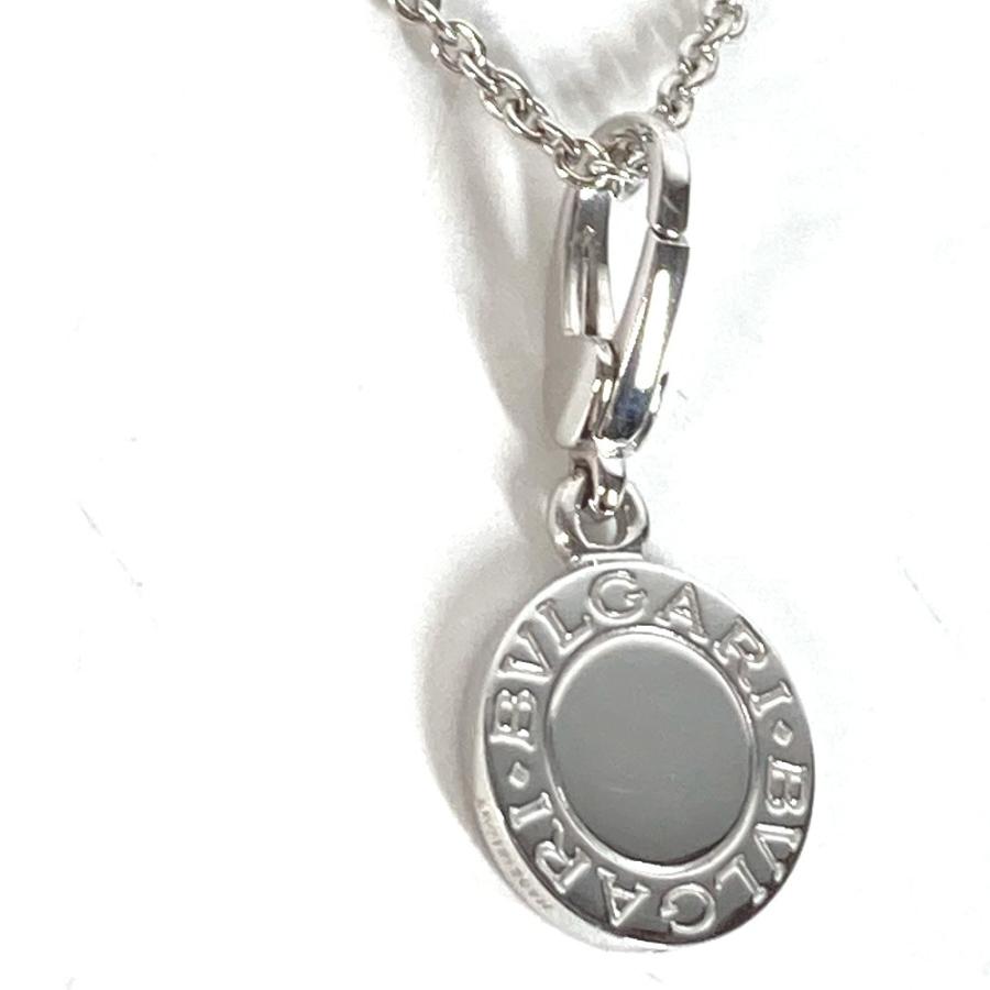 美品 BVLGARI ブルガリ ブルガリブルガリ ロゴ ダイヤ ダイヤモンド アクセサリー ジュエリー 金 K18 18K WG ネックレス シルバー【中古】 | BVLGARI | 03