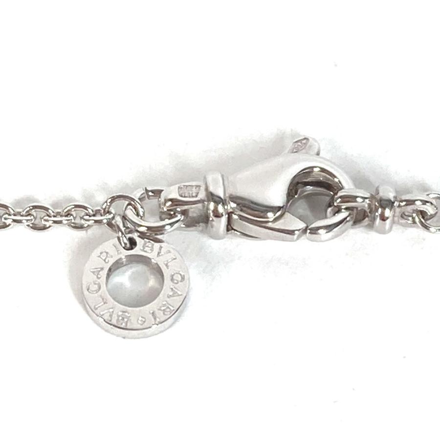 美品 BVLGARI ブルガリ ブルガリブルガリ ロゴ ダイヤ ダイヤモンド アクセサリー ジュエリー 金 K18 18K WG ネックレス シルバー【中古】 | BVLGARI | 06
