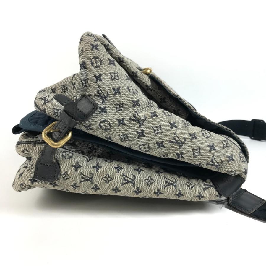 LOUIS VUITTON ルイヴィトン M42350  サックママン おむつ替えシート  マザーズバッグ モノグラムミニ ショルダーバッグ ネイビー【中古】 | LOUIS VUITTON | 03