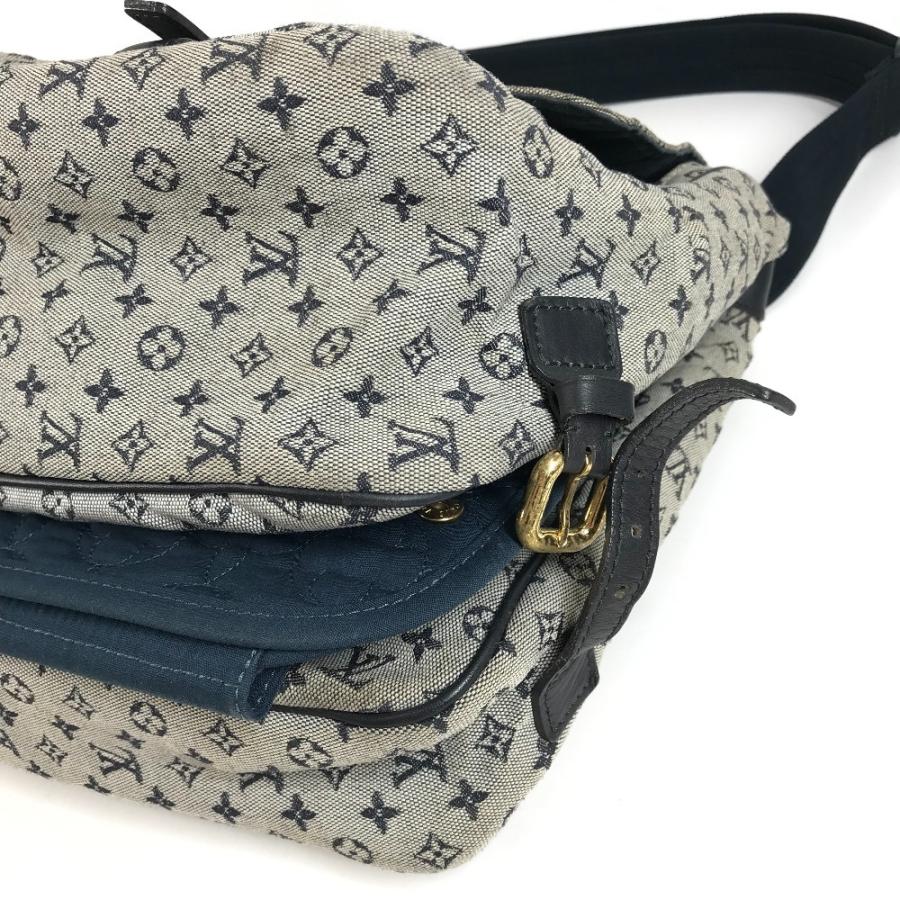 LOUIS VUITTON ルイヴィトン M42350  サックママン おむつ替えシート  マザーズバッグ モノグラムミニ ショルダーバッグ ネイビー【中古】 | LOUIS VUITTON | 05
