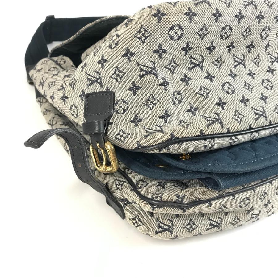 LOUIS VUITTON ルイヴィトン M42350  サックママン おむつ替えシート  マザーズバッグ モノグラムミニ ショルダーバッグ ネイビー【中古】 | LOUIS VUITTON | 06