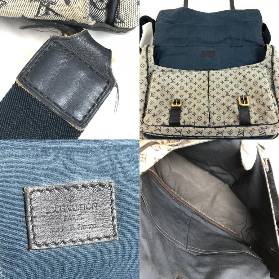 LOUIS VUITTON ルイヴィトン M42350  サックママン おむつ替えシート  マザーズバッグ モノグラムミニ ショルダーバッグ ネイビー【中古】 | LOUIS VUITTON | 08