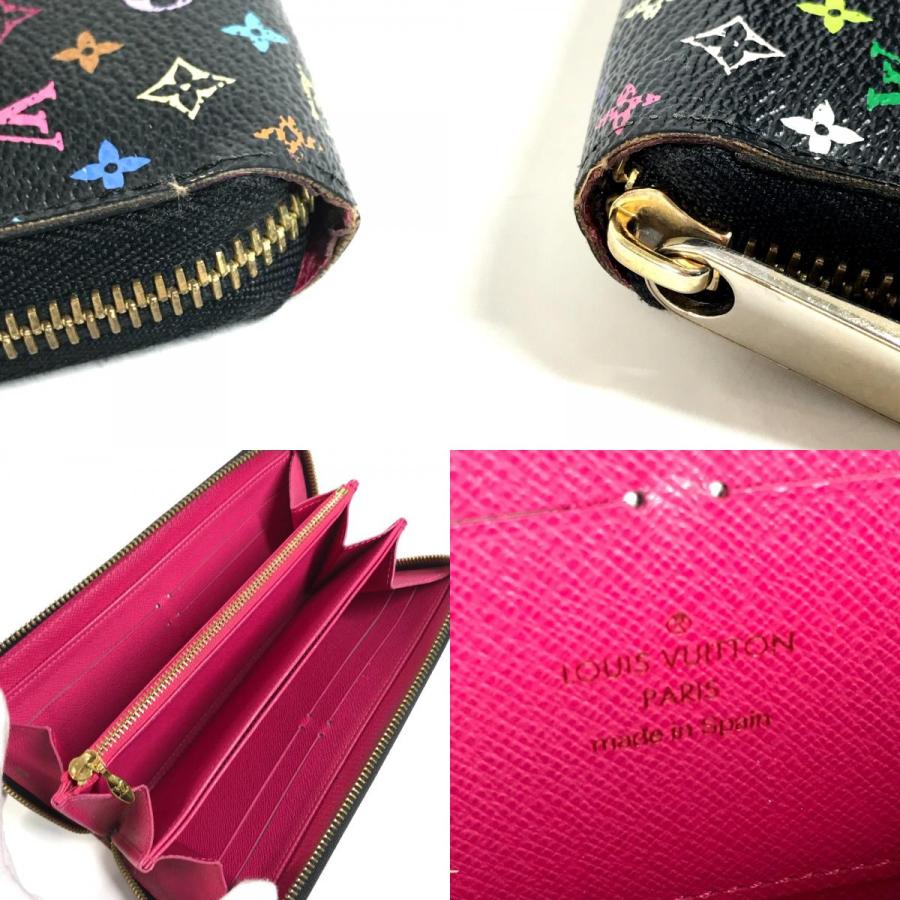 LOUIS VUITTON ルイヴィトン M60243  ジッピーウォレット  ロングウォレット モノグラムマルチカラー 長財布 ブラック【中古】 | LOUIS VUITTON | 07