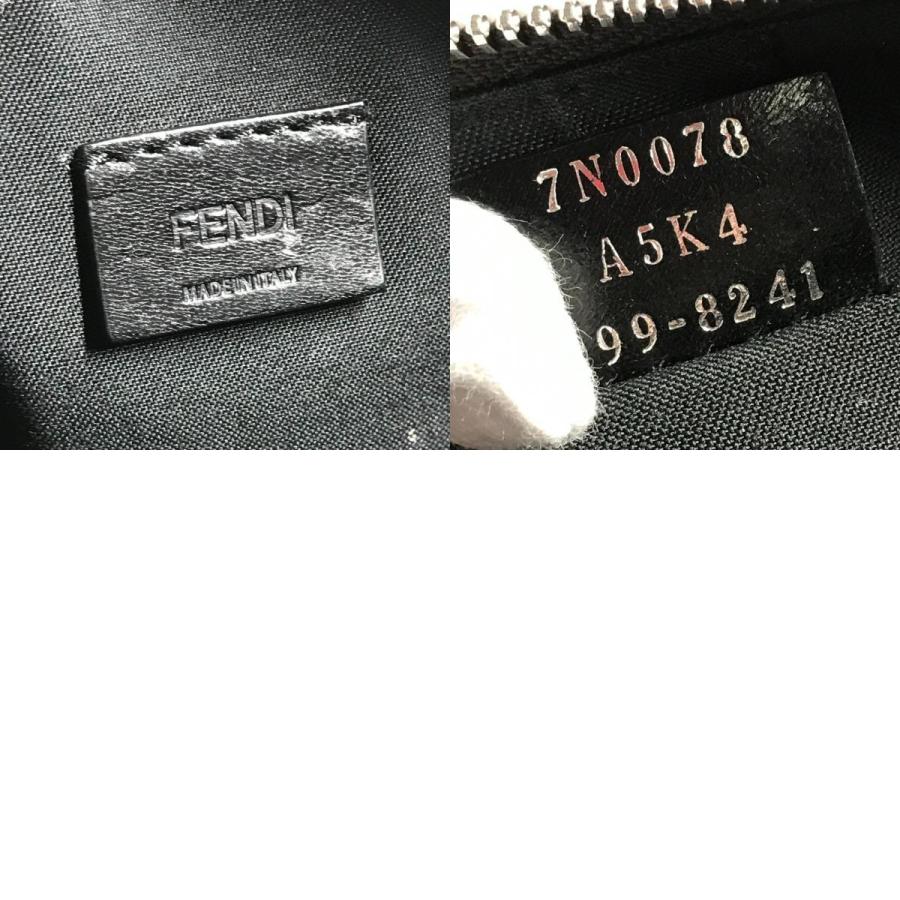 FENDI フェンディ 7N0078 ズッカ ロゴ カバン ポーチ セカンドバッグ クラッチバッグ ブラウン ユニセックス【中古】 | FENDI | 09