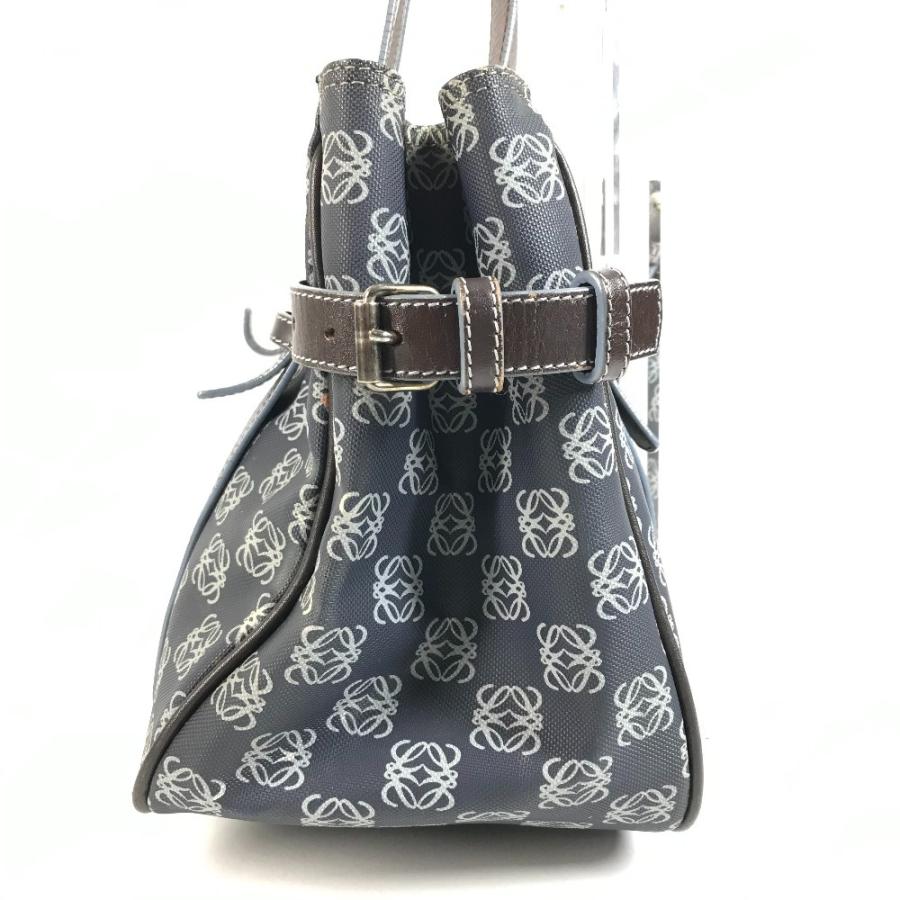 LOEWE ロエベ アナグラム ロゴ カバン 肩掛け トートバッグ ショルダーバッグ ブルー レディース【中古】 | LOEWE | 02