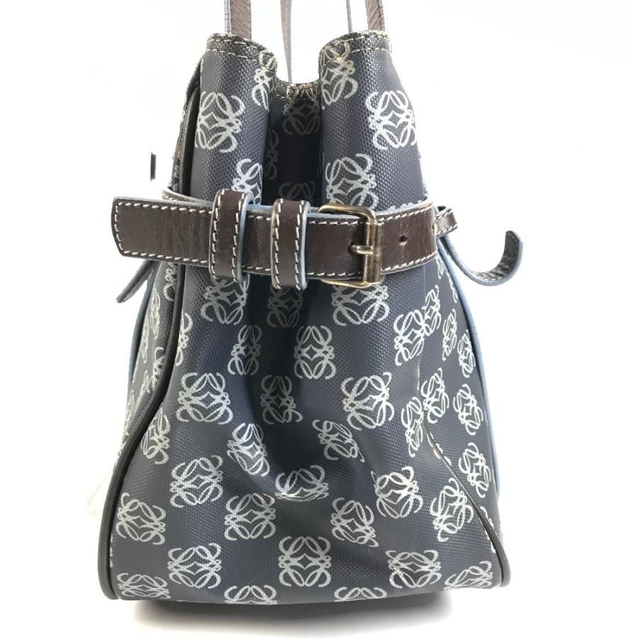 LOEWE ロエベ アナグラム ロゴ カバン 肩掛け トートバッグ ショルダーバッグ ブルー レディース【中古】 | LOEWE | 03
