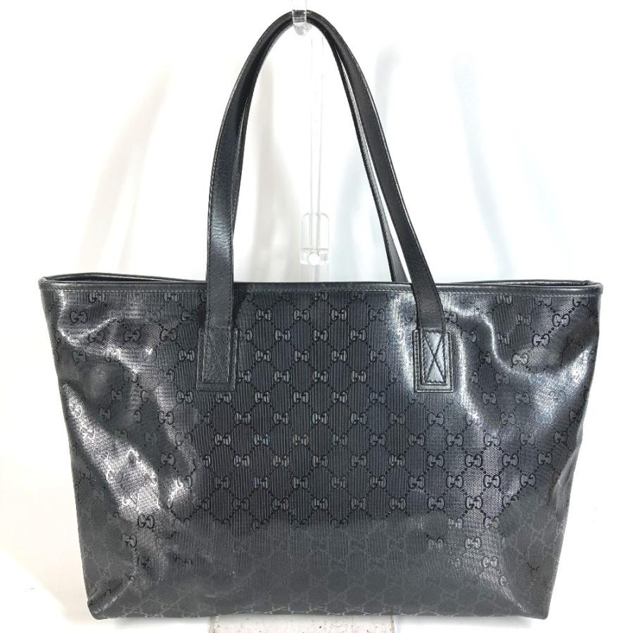 GUCCI グッチ 211137  GG ロゴ インプリメ カバン トートバッグ 肩掛け ショルダーバッグ ブラック ユニセックス【中古】 | GUCCI | 01