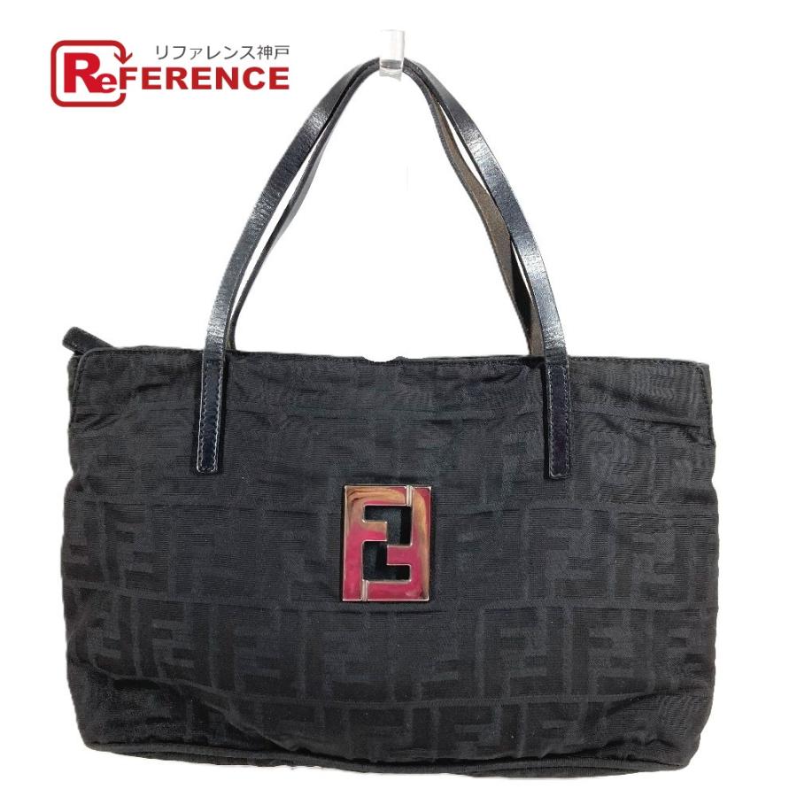FENDI フェンディ FF ロゴ カバン トートバッグ ヴィンテージ ハンドバッグ ブラック ユニセックス【中古】 | FENDI