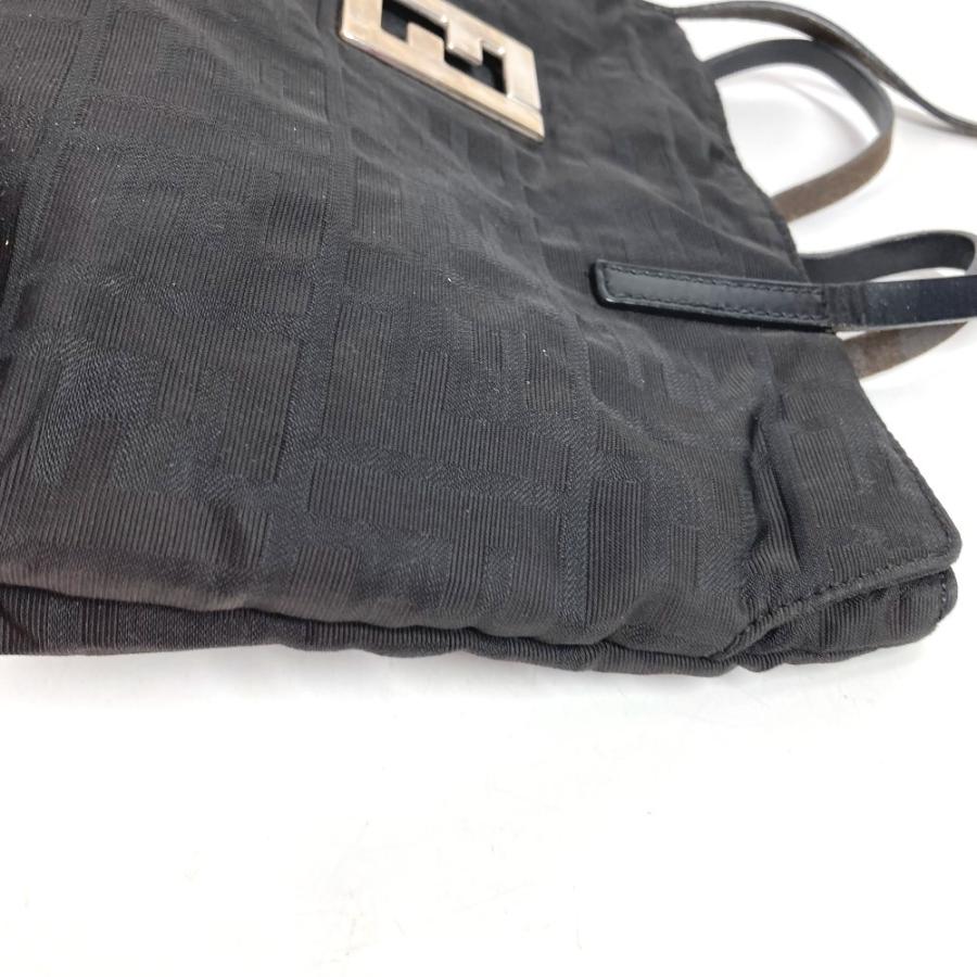 FENDI フェンディ FF ロゴ カバン トートバッグ ヴィンテージ ハンドバッグ ブラック ユニセックス【中古】 | FENDI | 06